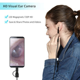 Smart Visual Ear Cleaning Otoscope Otoscope-Ear Scope Camera Ear Wax removal Tools Home Ear Inspection for Kids and Adults