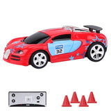 2.4G 1/58 Mini RC Remote Control Racing Car with Light 2 Mode APP Control Chargable Multiplayer Together Vehicle Cola Can Box