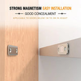 2pcs/Set Magnetic Cabinet Catches Magnet Door Stops Hidden Door Closer With Screw For Closet Cupboard Furniture Hardware