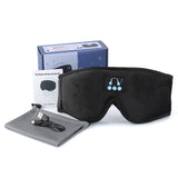 Foldable 3D Wireless Music Eye Mask Shading Breathable Assist Sleep Aid Headphones Device Soft Elastic for Side Sleeper Travel