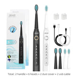 SEAGO Electric Toothbrush Rechargeable Sonic Travel Toothbrush Head replacement  Whitening Best Healthy Gift