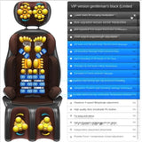 Electric Shiatsu Massage Chair Household Automatic Body Massager Cushion Kneading Neck Shoulder Scalp Back Gua sha Pain Relief