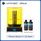 ANYCUBIC 3D Printer Photon Mono X, UV CD Resin Printer with 4K Monochrome Screen, App Remote Control, Print Size 192*120*250 mm