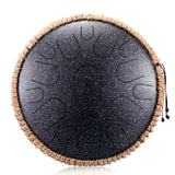 nEW Steel Tongue Drum 13 inch 15 tone Drum Handheld Tank Drum Percussion Instrument Yoga Meditation Beginner Music Lovers Gift