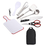 Camping Cooking Utensils Kitchen Cookware Travel Set Portable Stainless Steel Waterproof for Picnic BBQ Camping Travel