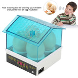 4 Eggs Mini Incubator Hatcher Household Digital Semi‑automatic Hatching House Machine 220V EU P