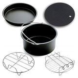 6/7/8in Air Fryer AccessoriesPizza Tray Grill Toast RackHome Kitchen Parts 3.2QT-5.8QT