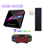 X88 PRO X3 TV Box Android 9.0 S905X3 Smart TV Box 4GB RAM 32GB 64GB 4K Google Media Player Android TV Set Top Box