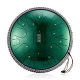 13 Inch 15 Tone Steel Tongue Drum Hand Drum  D Tone Ethereal Drum Yoga Meditation Percussion Instrument Bring Specialty Drum Bag