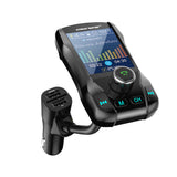 Car FM Transmitter Radio Adapter Bluetooth V3.0 EDR in-Car Multiple Safety Protection Dual USB Ports Support voltmeter function