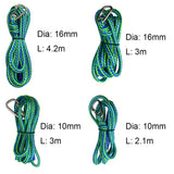 Premium Dock Lines Heavy Duty Braided Line Marine Rope for Jet ski, watercraft Boat, Kayaking, Marine Ropes with stainless clip