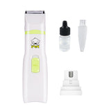 2 in 1 Dog Cat Hair Trimmer Paw Nail Grinder Pet Grooming Clippers Nail Cutter Low Noise Hair Cutting Machine Pet Grooming Tool