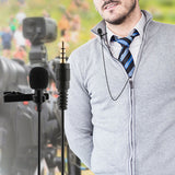 Professional Microphone For Phone Mini Stereo HiFi Sound Quality Condenser Microphones Clip Lapel Microphone