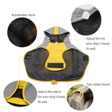 Fashion Outdoor Waterproof Dog Stormbreaker Rain Coat Reflective Quick Dry Pet Dog Raincoat Golden Retriever Pet Supplies