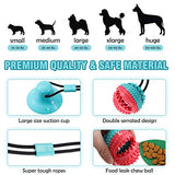 Dog Chew Toys for Aggressive Chewers, Suction Cup Dog Chewing Toy, Dog Rope Ball Toys with Suction Cup for Small Large Dogs