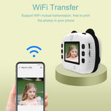 Portable Children Instant Thermal Print Camera 2.4 Inch Screen 1080P Digital Camera Photo Selfie Thermal Inkless Printing