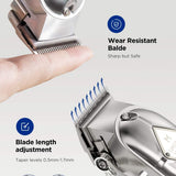 Limural Hair Clippers for Men Professional Hair Cutting Kit Beard Trimmer BarbersCordless Close Cutting T-Blade Trimmer Kit
