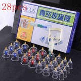 12-24set Health Care Chinese Medical Vacuum Cupping Cups Suction Cans Body Massage Jar Set Suction Therapy Anti Cellulite