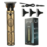LCD Display Professional Hair Clipper Barber Haircut Sculpture Cutter Rechargeable Razor Trimmer Adjustable Cordles Edge for Men