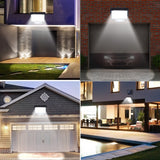 LED Solar Split Wall Lamp 3 Mode Waterproof Motion Sensor Lamps With Remote Control Garden Street Lighting Solar Lamp
