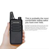 Instant messaging X6 civilian interphone thin mini hand handheld intercom radio station in both English and Chinese