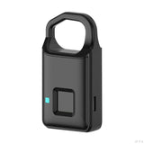 P4 USB Charge Fingerprint Lock Anti-theft Keyless Lock Home Luggage Door Padlock PXPA