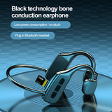 Bone Conduction Earphone G2 Wireless Bluetooth Headphone HIFI TWS Sports Waterproof Earphone With Mic SD Support 16G TF Card