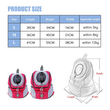 Dog Carrier Bag Outdoor Pet Carrier for dogs Nylon Double Shoulder Portable Travel Backpack Mesh Backpack Head Cat Carrier Bag
