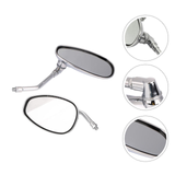 1 Pair Mirror Long Rod Practical Durable Fashion Rear View Mirrors Rearview Mirrors for Motorbike