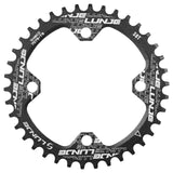 32T/34T/38T Bike Chainring 104mm BCD 4-bolt Bicycle Crank Ring Compatible with Single Speed