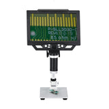 Digital Microscope 12 Megapixel 1-1600X Continuous Magnification Microscope 9-inch LCD Photo Video Playback Mode 16 Languages