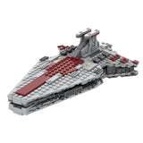 MOC-38313 Republic attack cruiser Jedi Cruiser bricks toys for kids or adults Star Venator-class Cruiser model building blocks