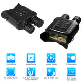 Night Vision Binoculars 4X Digital Zoom IR Night Vision Scope with 500m Full Dark Distance Camera Video Modes with 32GB TF Card