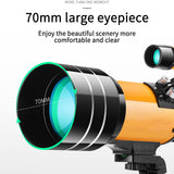 Monocular Telescope 30070 With Adjustable Tripod Phone Adapter For Moon Watching Super Telephoto Zoom Monocular Telescope Lens