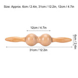 Wooden Exercise Roller Massager Body Muscle Relax Roller Massage Sticks Waist Back Neck Leg Manual Massager Health Care Tool