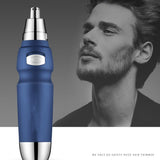 2 Pcs Electric Shaving Nose Ear Trimmer Safety Face Care Nose Hair Trimmer for Men Shaving Hair Removal Razor