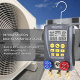 Pressure Gauge Refrigeration Digital Vacuum Pressure Manifold Tester Heating Ventilation&amp;Air Conditioning Temperature Meter