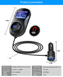 FM Transmitter Bluetooth-compatible Audio Car Mp3 Player Wireless Car FM Modulator Handsfree Car Kit LCD Display  for iPhone X