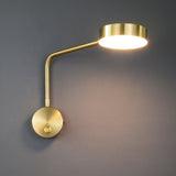 Morden Led wall light Indoor Golden Decor wall lamp 9W with switch  for home bedroom Bedside Living room Aisle sconces Luminaire