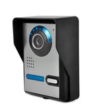 7" Video Door Phone Doorbell Intercom Kit Video Intercom Speakerphone Intercom System With Waterproof Outdoor IR Cam