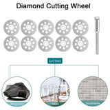 66 Pcs Cutoff Wheel Set For Rotary Tool Die Grinder, Resin Cutoff Wheel, Mini HSS Saw Blade, Resin Cutoff Disc