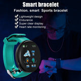 D18S Smart Bracelet BT4.0 Color Screen Sports Pedometer Round Blood Pressure Heart Rate Monitor Waterproof SmartWatch HOT SALE
