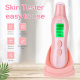 Skin Tester Analyzer Cordless & Portable Facial Moisture Monitor Skin Care Device for Beauty Salon Spa Home Travel