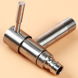 High Quality Outdoor Garden Faucet Tap Washing Machine Faucet Stainless Steel Kitchen Bathroom Sink Tap Mop Pool Water Taps