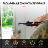 Cordless Electric Screwdriver Kit Handheld Screwdrivers 1500mAh Contact-Free Electric Testing 19 Pieces Screwdriver Bits