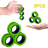 Funny Fidget Spinner Magnetische Ringen Magnetic Bracelet Ring Unzip Toy Anti Stress Figet Toys Hotwhells Stress Reliever Toys