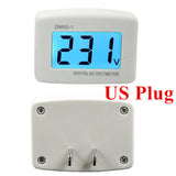 DM55-1 Digital AC Voltmeter AC 80-300V LCD Volt Meter Socket Voltage Tester Meter Header 110V 220V EU&amp;US Plug Wall Flat 40% Off