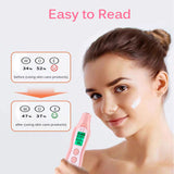 Skin Tester Analyzer Cordless & Portable Facial Moisture Monitor Skin Care Device Water Oil Tester for Beauty Salon Spa Home