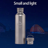 WIDESEA Full Titanium Camping Water Bottle Sport Bottle Camping Sports Water Bottle For Camping Cycling Outdoor Sports