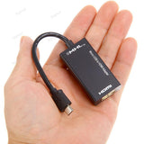 USB to HDMI MHL Micro USB Male to HDMI Female Vedio Cable Connection Adapter Connector for Samsung HTC XiaoMi Accessories